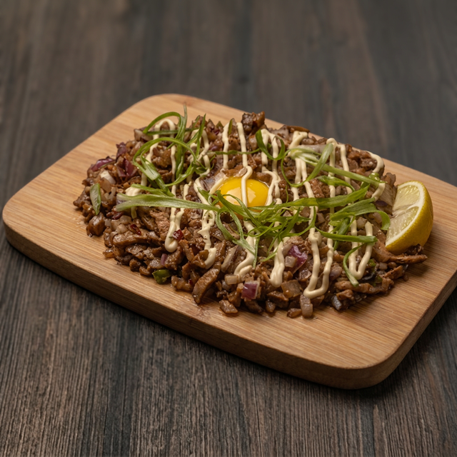 Sizzlin' Oink Sisig.